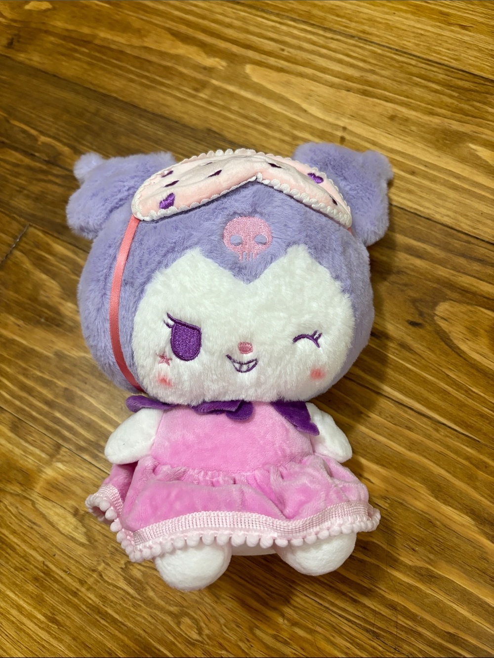 Sanrio Kuromi Plush Doll from Doll Mix Series Kuromi w/Sleeping Eye Mask